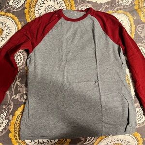 J Crew Mercantile Long Sleeve Baseball T-Shirt